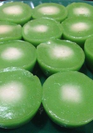 Foto resep Kue lumpang + pasta pandan