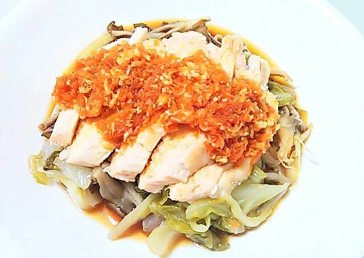 Recipe of Homemade Fragrant Chicken with Salted Lemons and Tasty Ponzu