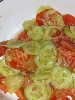 A picture of Tomato & Cucumber Salad.