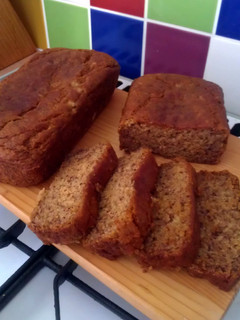 A picture of Vickys 'Other' Banana Loaf /Bread, GF DF EF SF NF.