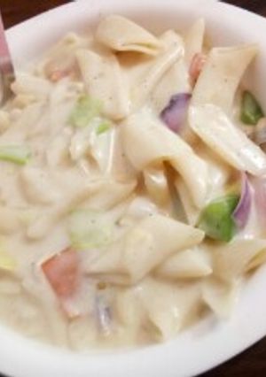 White sauce pasta रेसिपी मुख्य फोटो