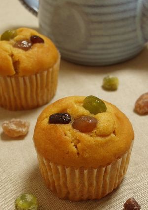 A picture of Rich Kinako Cupcakes.
