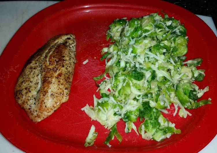 Recipe of Award-winning Brussel Sprout Cole Slaw