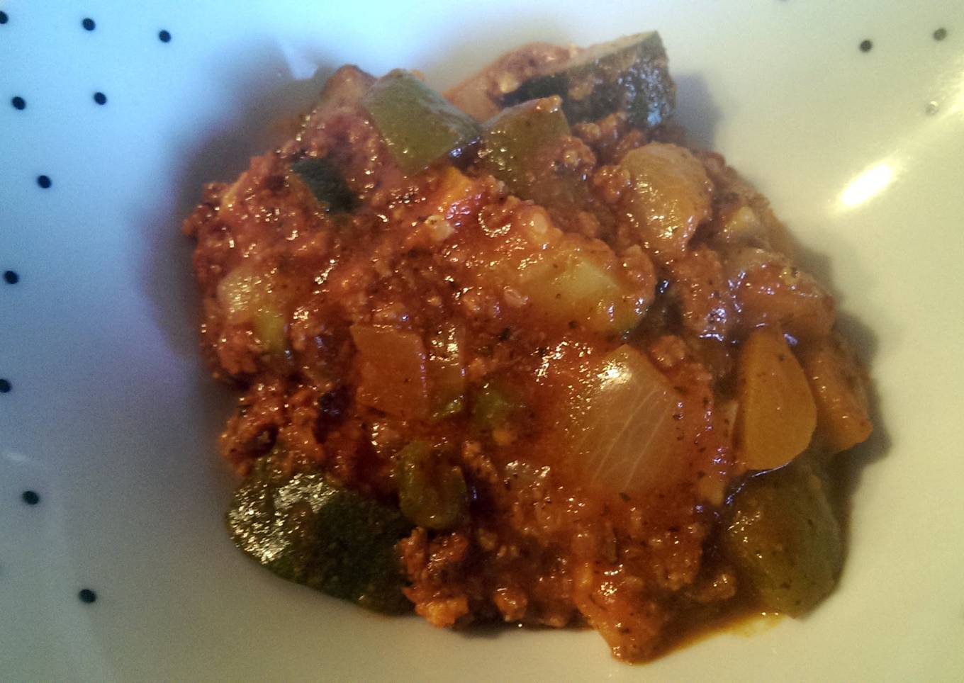 Mandys meat and vegetable spaghetti sauce