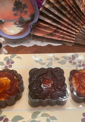 Hình của món Bánh Trung Thu coffee.