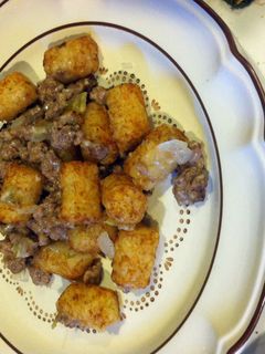 A picture of Tater Tot Casserole.
