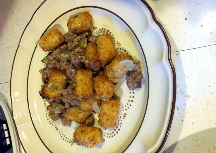 Recipe of Speedy Tater Tot Casserole