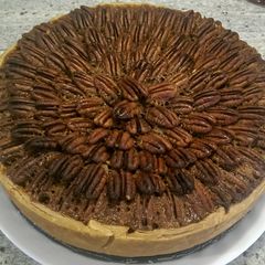 A picture of Bourbon Pecan Pie.