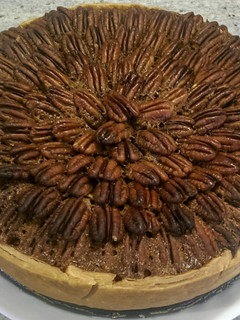 A picture of Bourbon Pecan Pie.