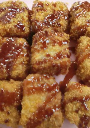 Foto resep Naget pisang saus karamel