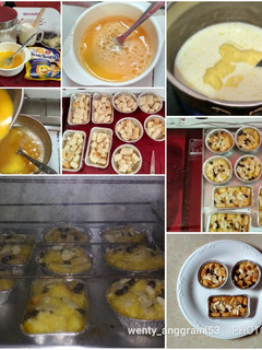 Foto resep Pudding roti tawar panggang