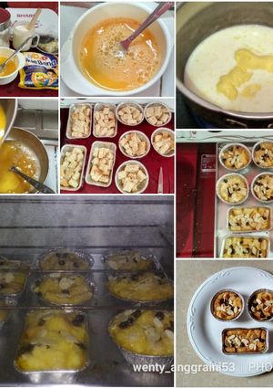 Foto resep Pudding roti tawar panggang