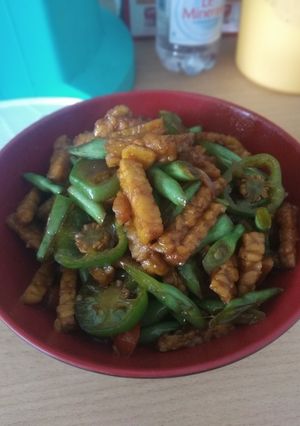 Foto resep Tumis tempe buncis