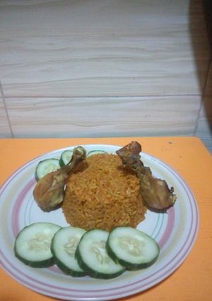 A picture of Spicy, tasty &Eye Popping Nigerian Jollof Rice For Any Occasion.