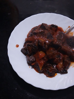 Una foto de Sangre con tomate