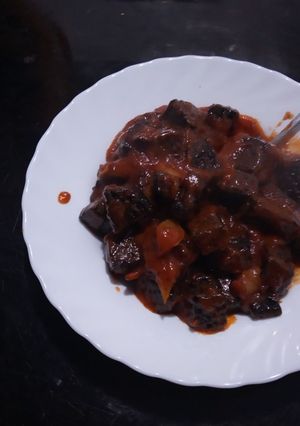 Una foto de Sangre con tomate