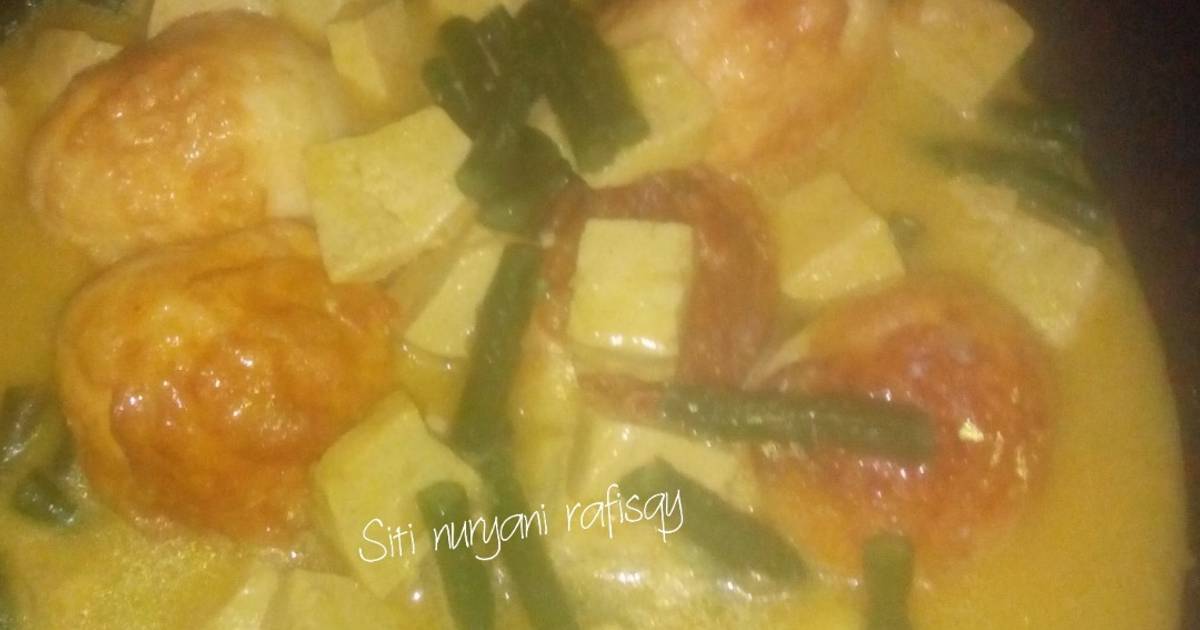 Resep Sayur kacang panjang bumbu kuning oleh Siti Nuryani Rafisqy - Cookpad