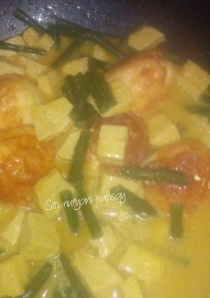 Foto resep Sayur kacang panjang bumbu kuning