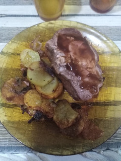 Una foto de Bondiola de cerdo con salsa agridulce