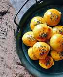 Bánh Bí Đỏ Phô Mai Nướng / Cheesy Pumpkin Mini Buns