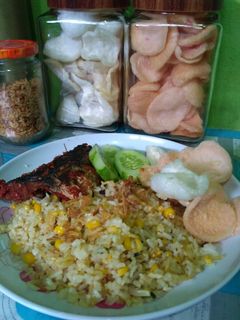 Foto resep Nasi goreng jagung