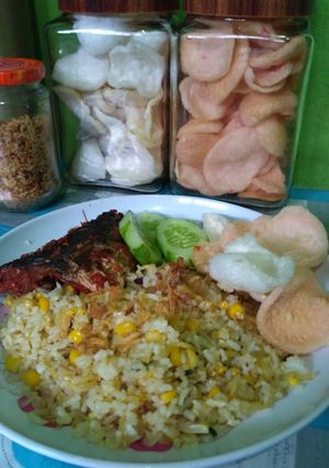 Foto resep Nasi goreng jagung