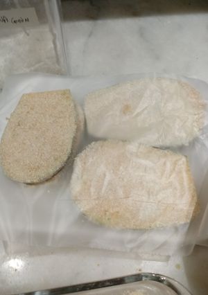 Una foto de Milanesas de berenjena rápido!!!