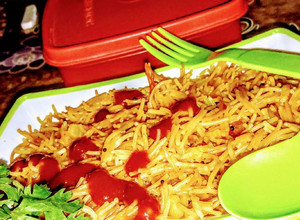 A picture of Vermicilli pulav.