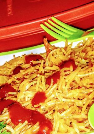 A picture of Vermicilli pulav.