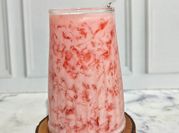 Gambar es lumut strawberry