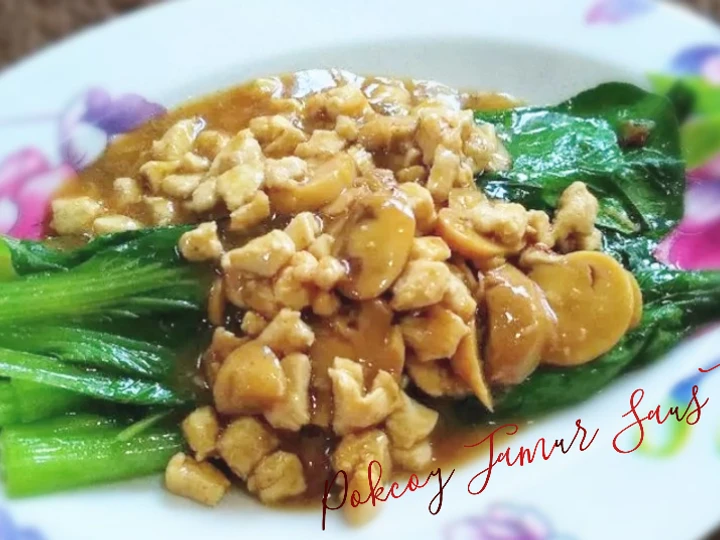 Easy Ways Prepare Recipes Pokcoy jamur saus tiram the So Delicious Can Pamper Your Tongue.