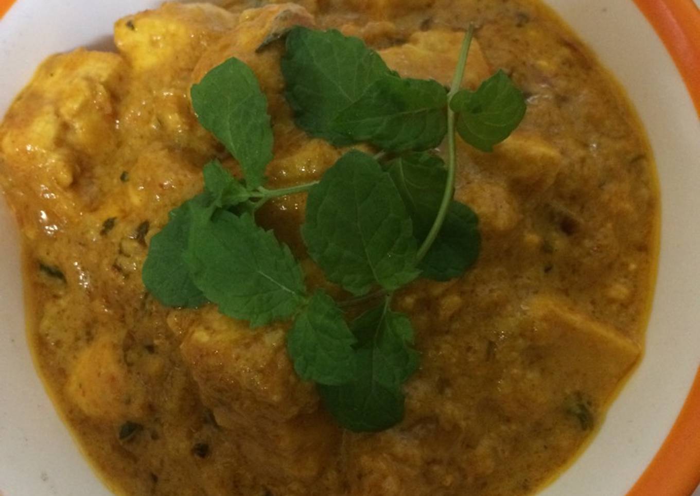 Merinated Mint Paneer