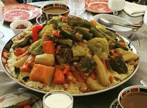 صورة لوصفة الكسكسي الليبي