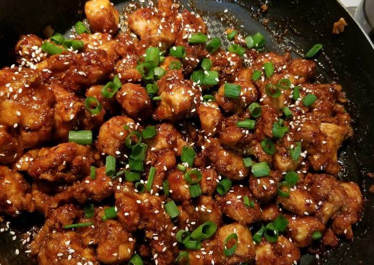 Asian sticky chicken