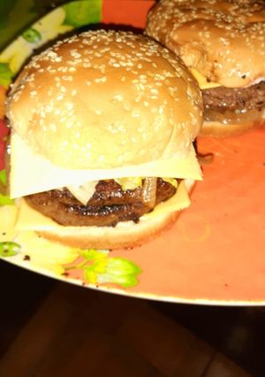 Una foto de Hamburguesa a la inglesa