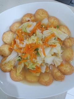 Foto resep Tumis sayur sawi tofu