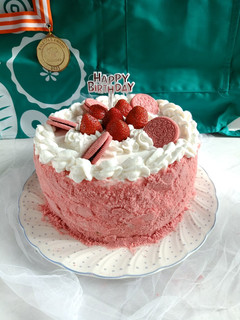 Foto resep Strawberry Chiffon Cake