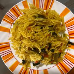 A picture of Moringa leaves pulao.