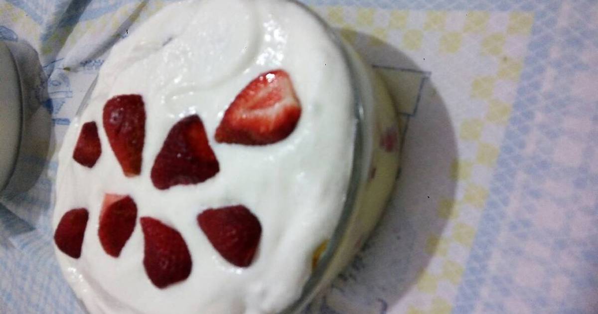 Torta De Bolacha Champanhe Com Morangos Receita Por Iaraci Scherer ...