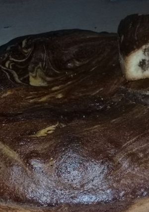 Una foto de Bizcochuelo marmolado