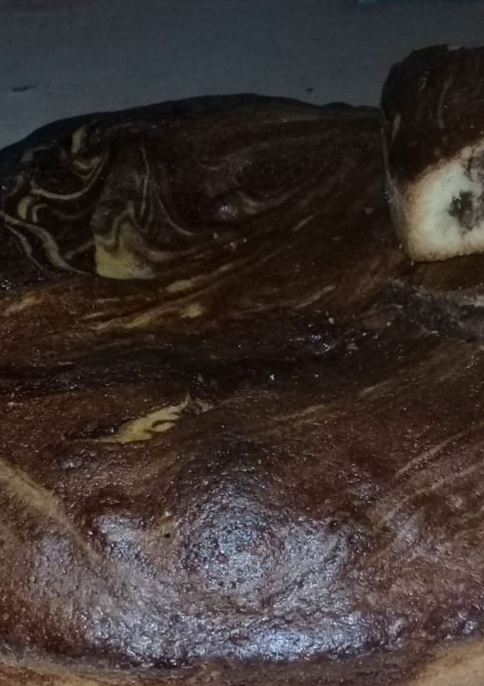 Una foto de Bizcochuelo marmolado