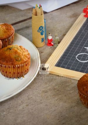 Une photo de Muffins poire et mûres