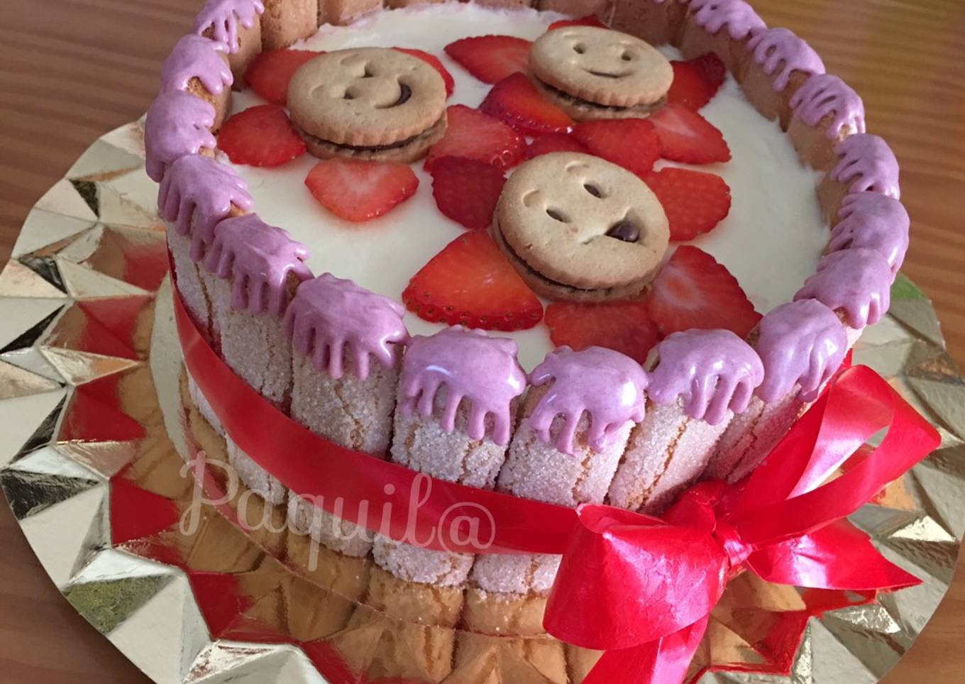 Tiramisú primaveral de fresas 🍓🌸