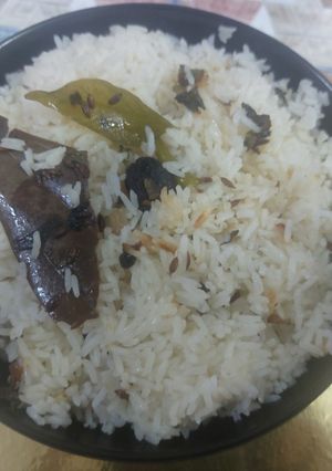 A picture of Bhaghar rice.