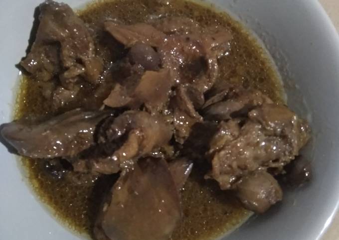 Resep Semur Hati Ampela yang Bikin Ngiler