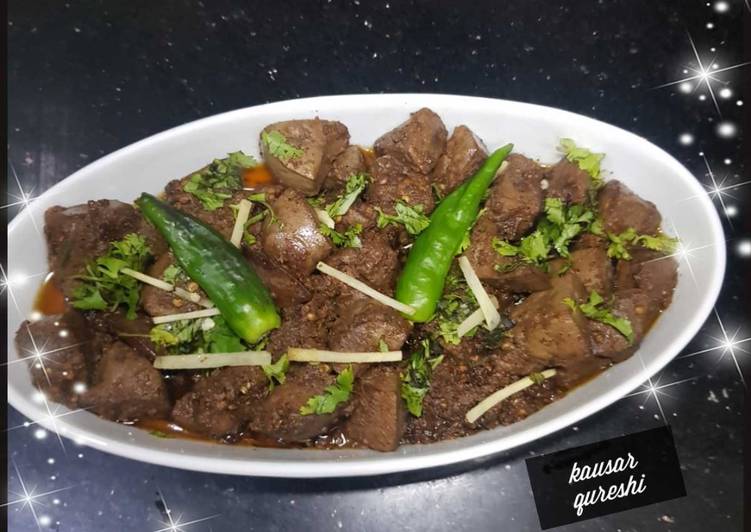 Easiest Way to Prepare Blends Tawa fry mutton kaleji
