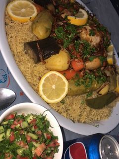 صورة لوصفة الكبسه السعوديه بالدجاج