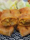 382. Lumpia Daging Cincang Cheddar (Brick Viande Haché Cheddar)