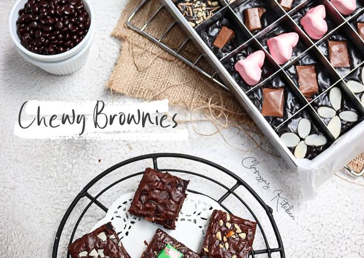 Cara Gampang Membuat Chewy Brownies Anti Gagal