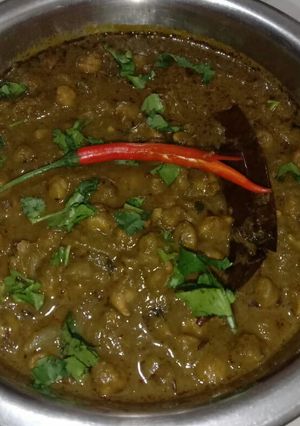 छोलिया (हरे चना की सब्जी) (choliya /hare chana ki sabzi recipe in hindi) रेसिपी मुख्य फोटो